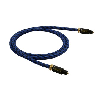 Maclean MCTV-451 Optisches Digitalkabel Lichtwellenleiter Kabel Toslink auf Toslink Lautsprecherkabel Stecker mit vergoldeten Kontakten Polybag 1m 